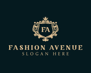 Royal Fashion Boutique logo design