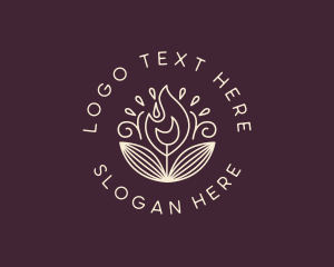 Organic Candle Meditation logo
