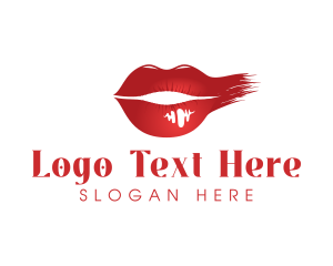 Cosmetics Lipstick Smudge logo