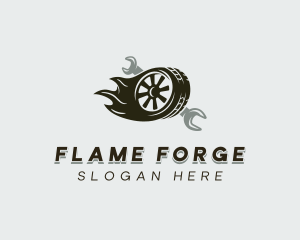 Tire Repair Automotive logo design