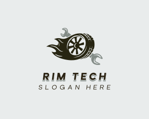 Tire Repair Automotive logo design