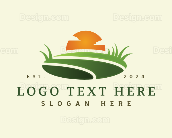 Sunrise Lawn Landscape Logo