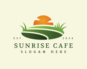 Sunrise Lawn Landscape logo design