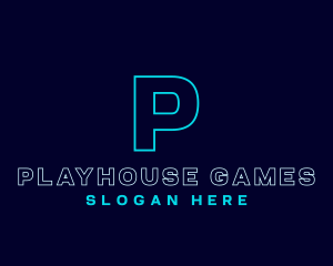 Gaming Digital Neon logo design