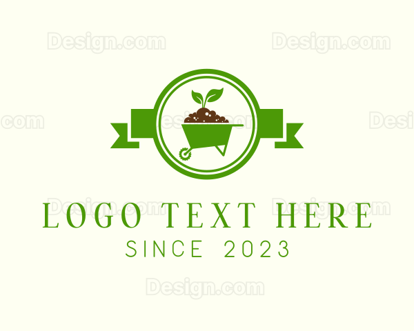 Gardening Soil Cart Logo