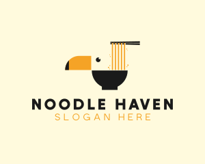 Toucan Noodle Bowl logo design