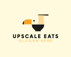 Toucan Noodle Bowl logo design