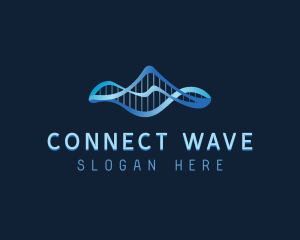 Genetics Wave Biotech logo design