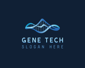 Genetics Wave Biotech logo design