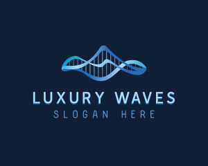 Genetics Wave Biotech logo design