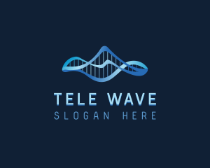 Genetics Wave Biotech logo design