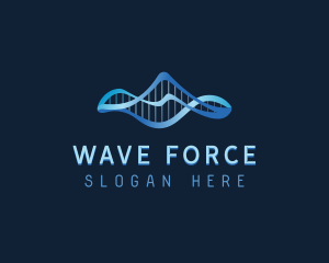 Genetics Wave Biotech logo design