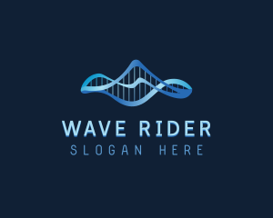 Genetics Wave Biotech logo design