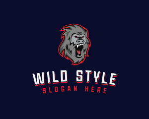 Wild Gorilla Gaming logo design