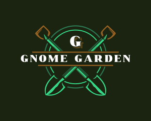 Gardening Shovel Landscape logo design