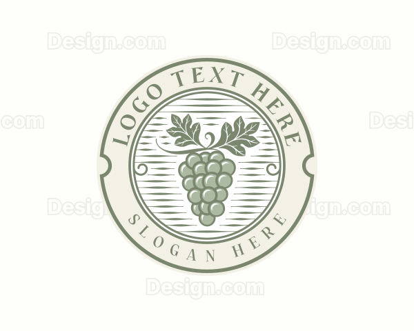 Grapes Farmers Market Logo