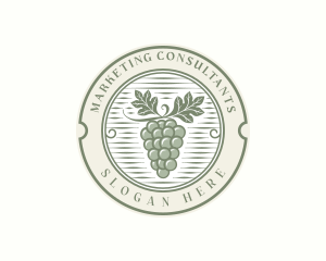 Grapes Farmers Market logo design