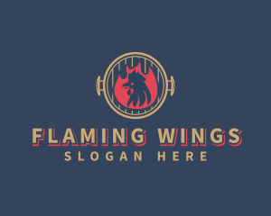 Fire Chicken Grill logo design