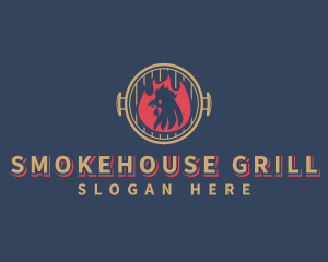 Fire Chicken Grill logo design