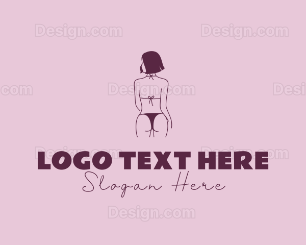 Summer Lifestyle Sexy Swimsuit Logo