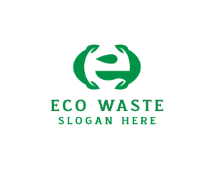 Eco Friendly Leaf Organic  logo design