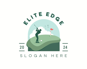 Sports Golf Athlete logo design