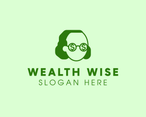 Franklin Dollar Sign Eyeglasses logo