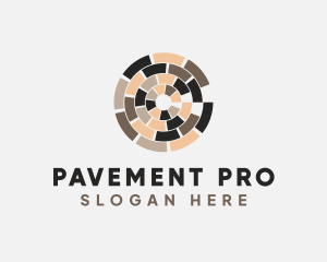 Pattern Flooring  Tile   logo design