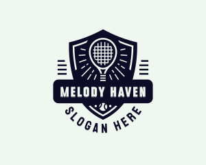 Tennis Racket Sport Logo