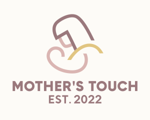 Infant Breastfeeding Mother  logo design