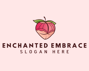 Seductive Peach Underwear logo design