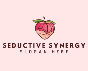 Seductive Peach Underwear logo design