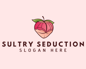 Seductive Peach Underwear logo design