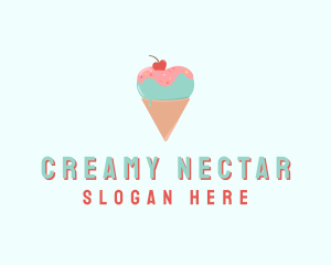 Heart Ice Cream  logo