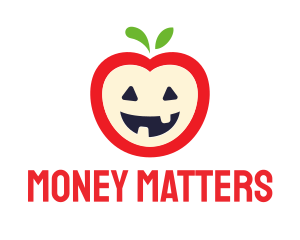 Halloween Fruit Apple logo design