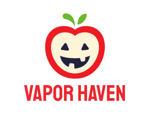 Halloween Fruit Apple logo design