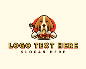 Bracco Italiano Dog Pasta Logo