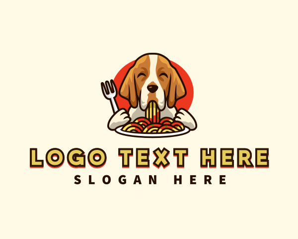 Spaghetti logo example 1