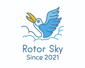 Flying Bird Sky logo design