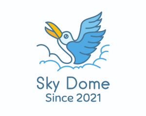 Flying Bird Sky logo design