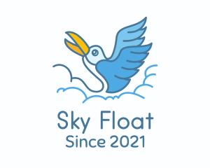 Flying Bird Sky logo design