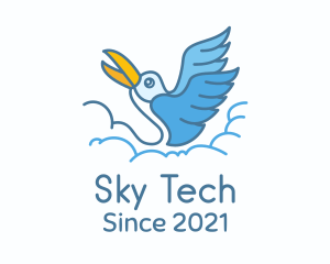 Flying Bird Sky logo design