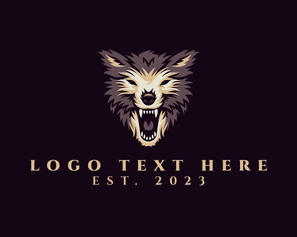 Werewolf logo example 3