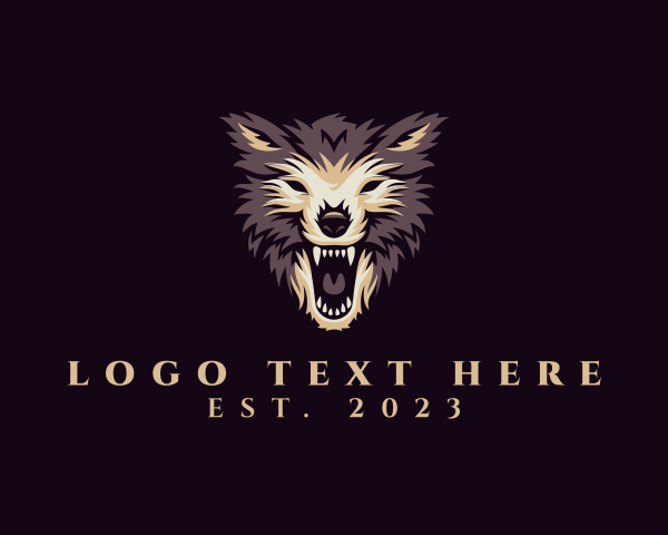 Werewolf logo example 1