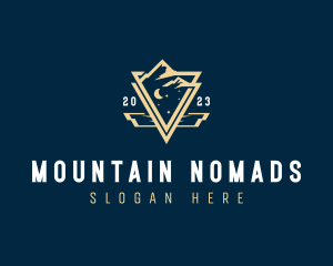 Travel Mountain Trekking logo design