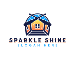 House Pressure Washer Restoration logo design