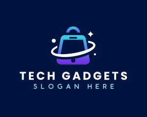 Shopping Gadget Galaxy logo design