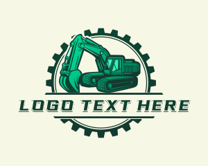 Digger Machinery Excavator logo