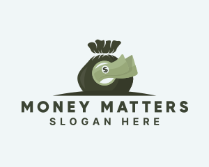 Money Bag Dollar logo design