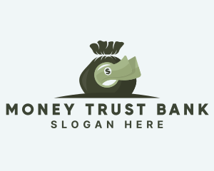 Money Bag Dollar logo design